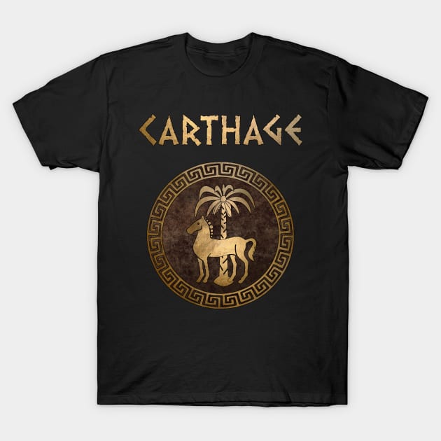 Carthage Ancient Symbol of Qart-Hadasht T-Shirt by AgemaApparel